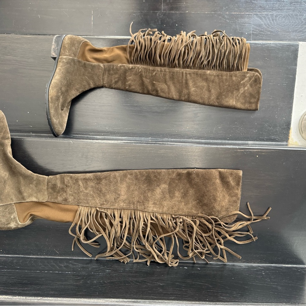 Stuart Weitzman Brown Over the Knee Boots